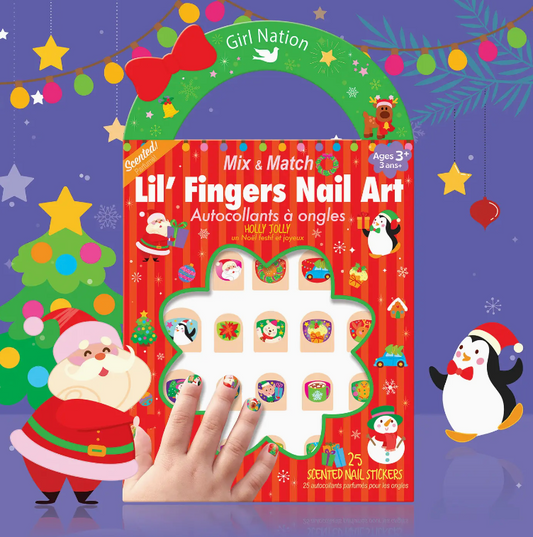 Holly Jolly Nail Art