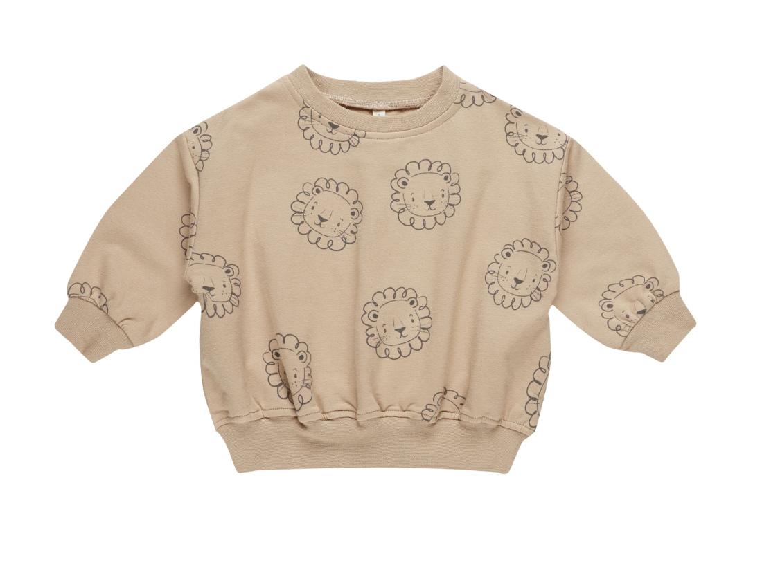 Relaxed Fleece Sweatshirt Lions