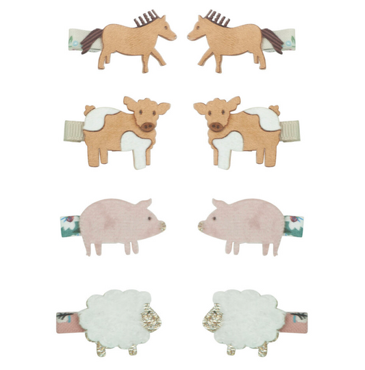 Farm Animal Mini Clips