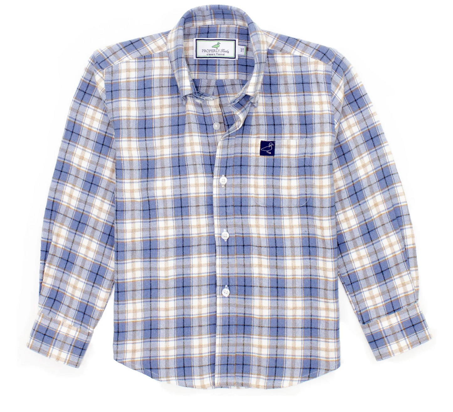 Boys Classic Flannel- Winter Breeze