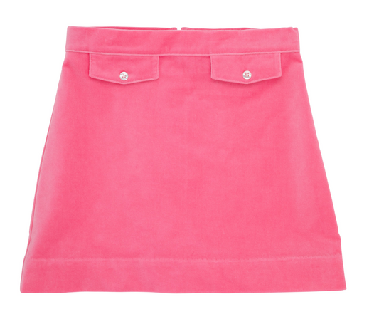 Perrin Pocket Skirt - Velveteen Romany Rose