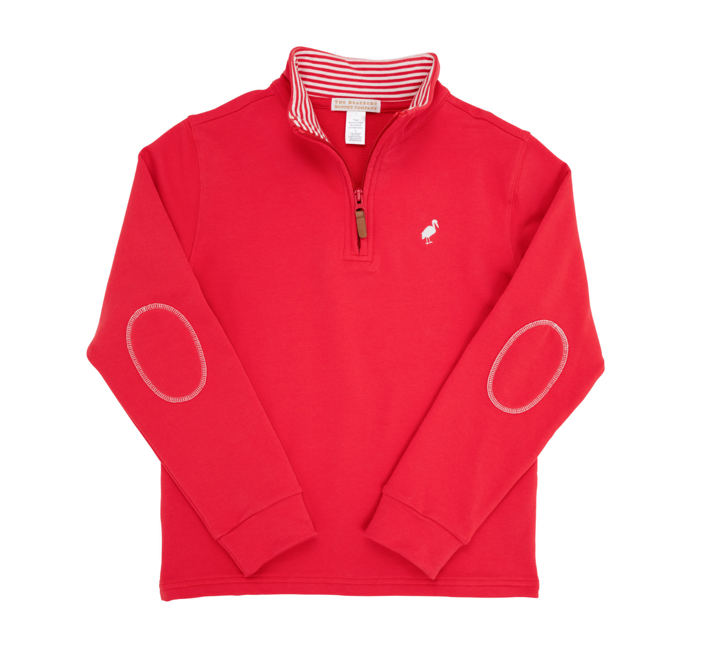 Hayward Half Zip Richmond Red/Worth Avenue White