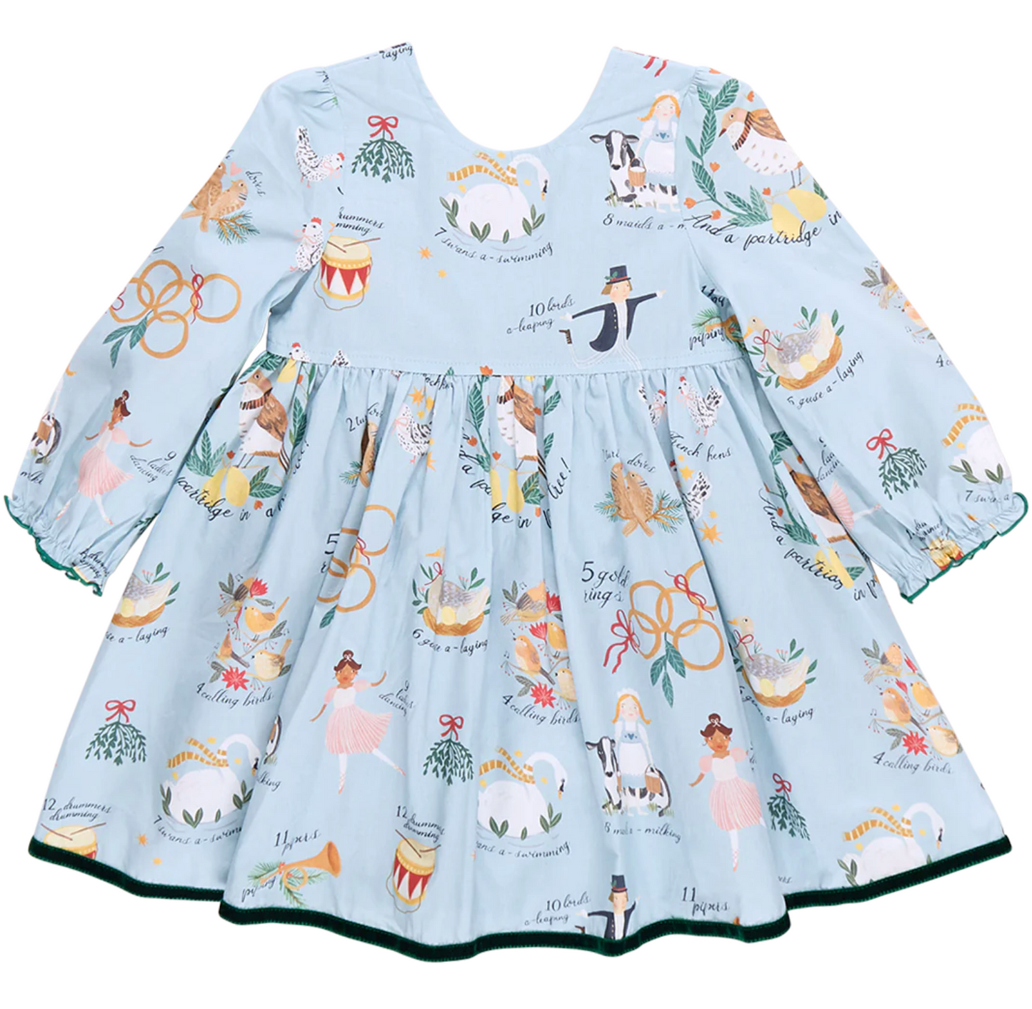 12 Days of Christmas Amma Toddler Dress