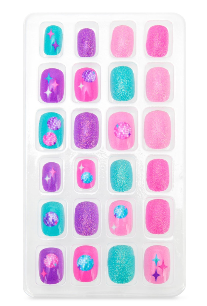 Glitter Press On Nail Set