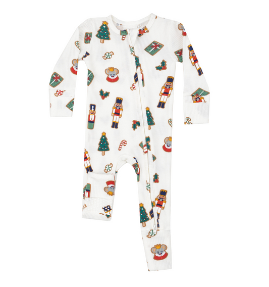 Nutcracker Cookie Zipper Romper