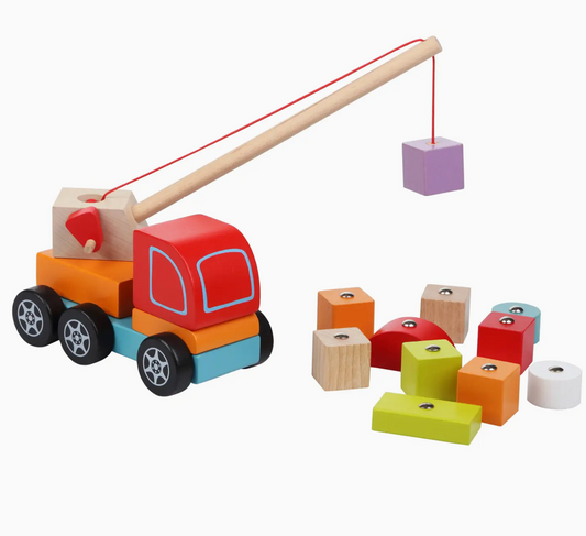 Wooden Crane Truck