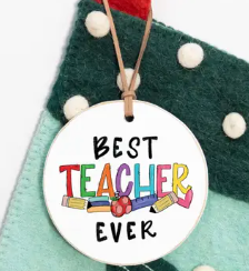 Best Teacher Ornament