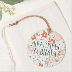 Beautiful & Brave Ornament