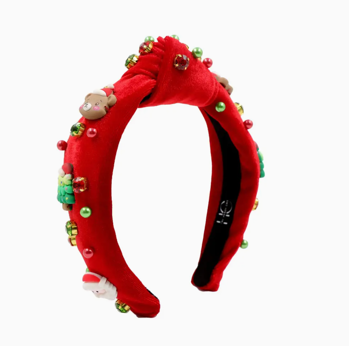 Red Christmas Knotted Headband