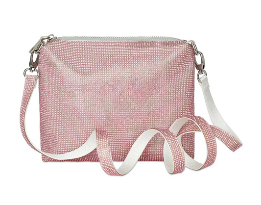 Rose Crystal Cross Body Bag