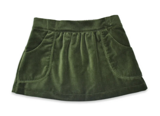 Isabella Skirt - Gracious Green Velvet