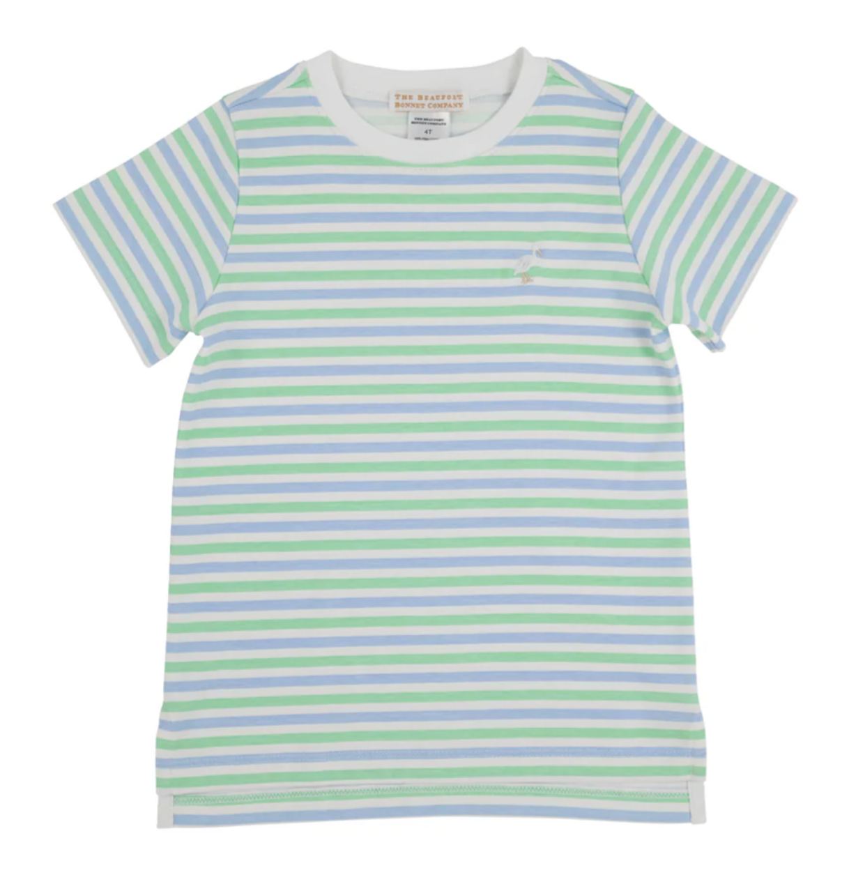 Carter Crewneck - Kennedy Cruise Stripe w/ Multicolor Stork