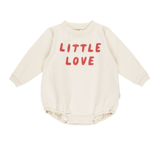 Crewneck Bubble Romper || Little Love