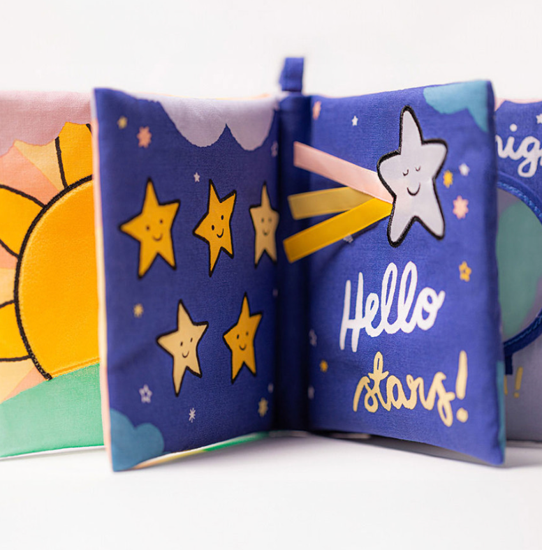 Hello Moon Fabric Book