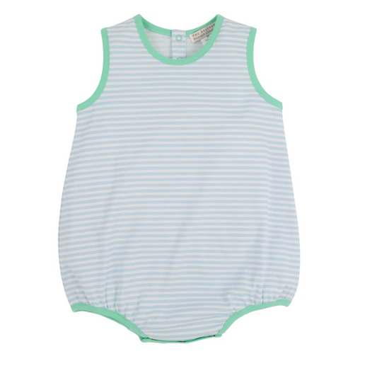 Patton Play Bubble Buckhead Blue Stripe with Grace Bay Green