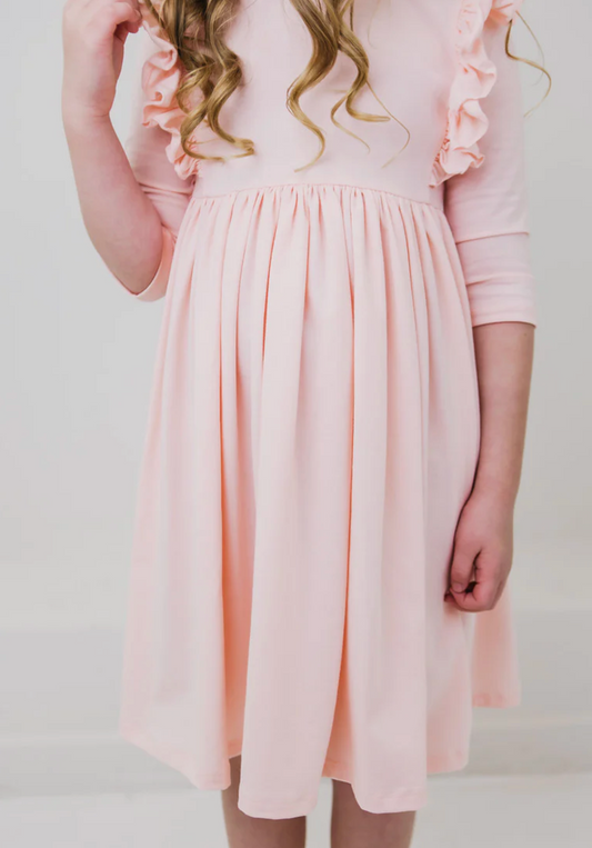 Petal Pink Twirl Dress