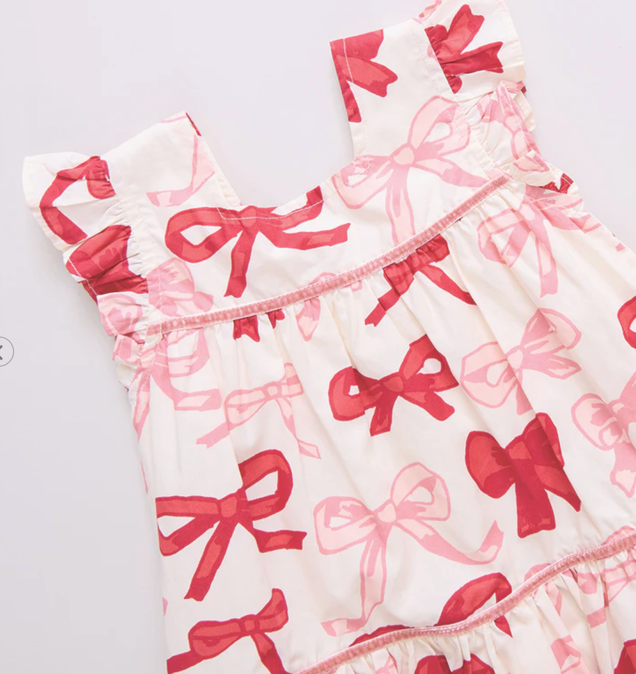 Girls Camelia Dress - Valentines Bows