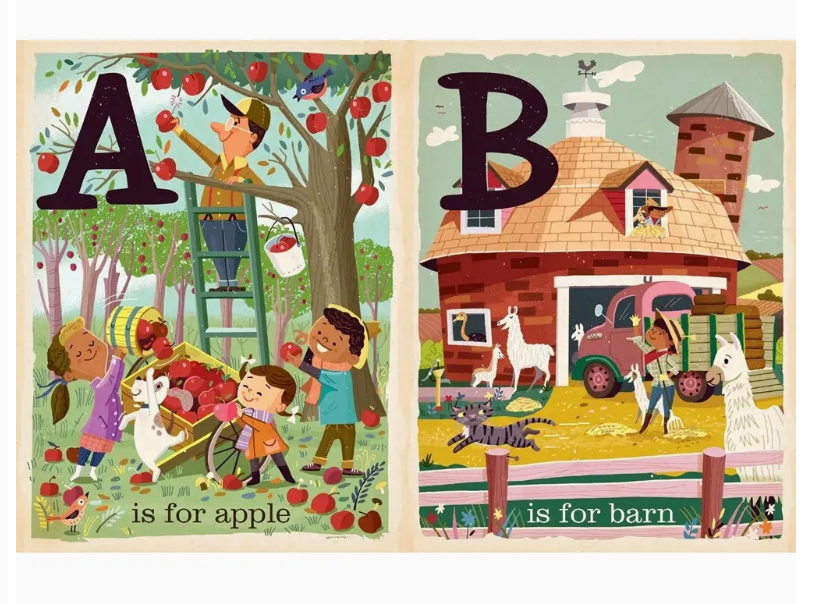 F Is For Farm: Alphabet Board Book