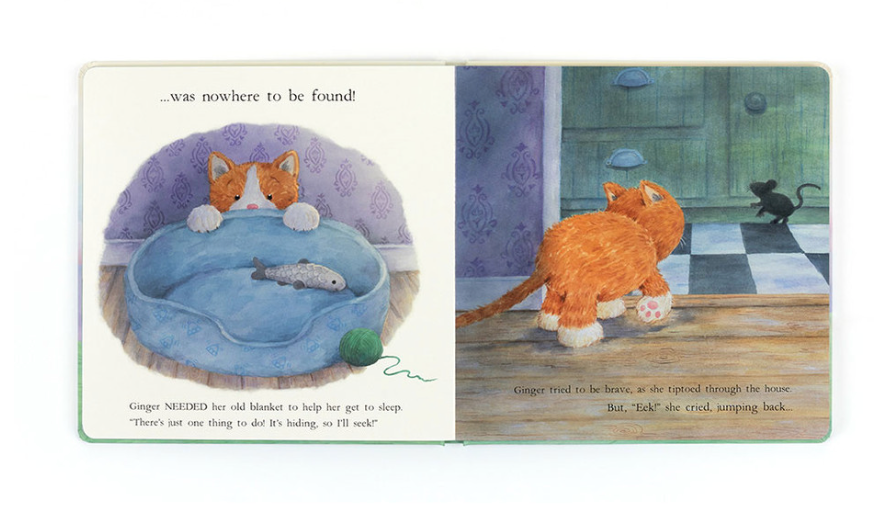 Ginger, the Courageous Kitten Book