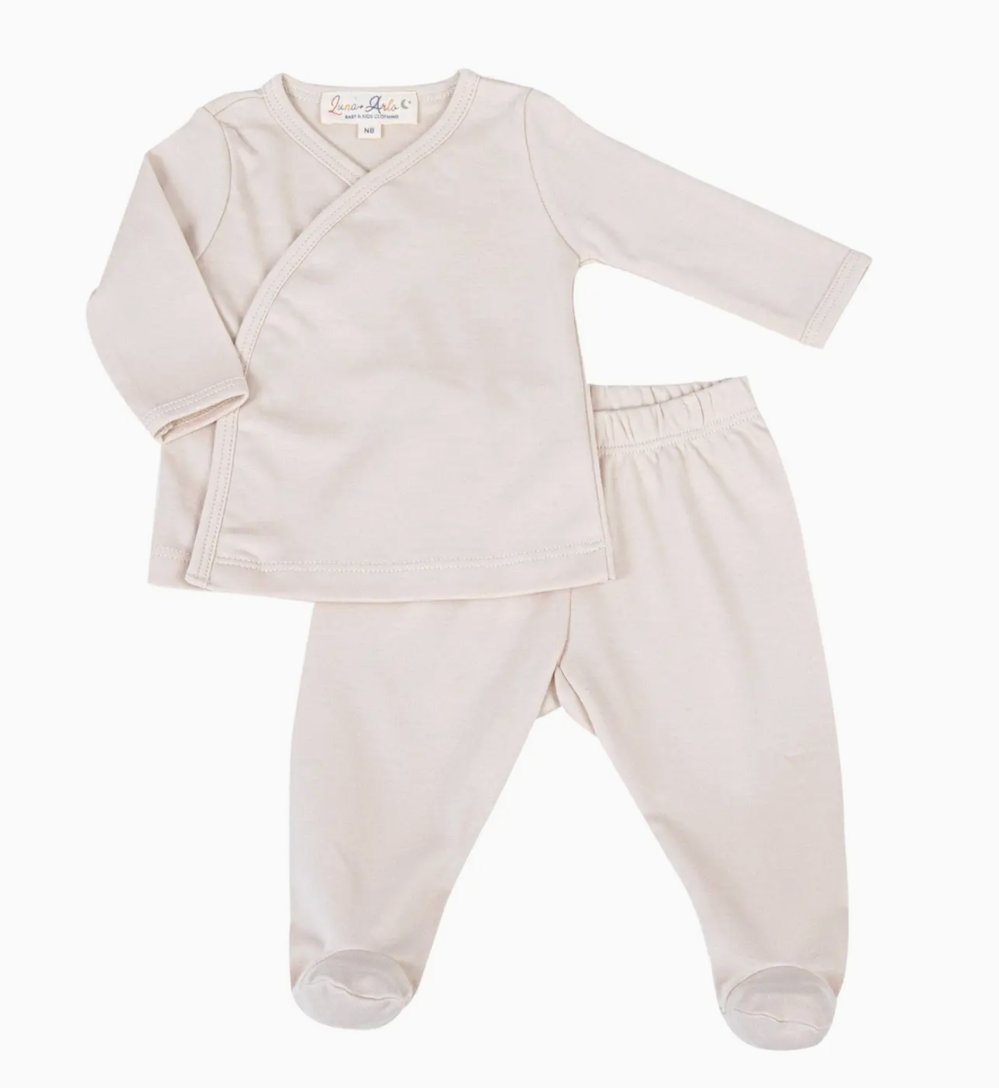 Driftwood tee + Footed Pant Set