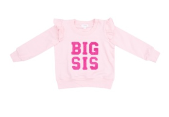 Sibling Big Sis Ruffle Sweatshirt