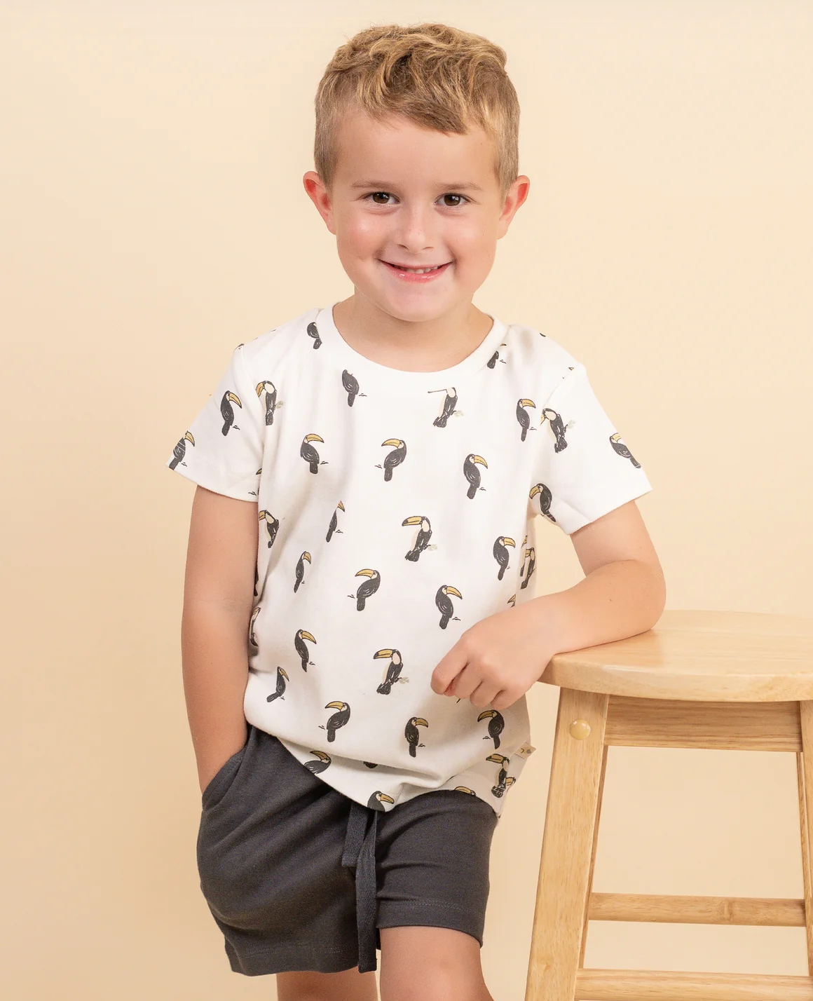 Toucan Organic Tee + Short Set