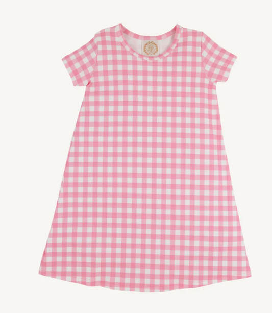 Hamptons Hot Pink Gingham Polly Play Dress