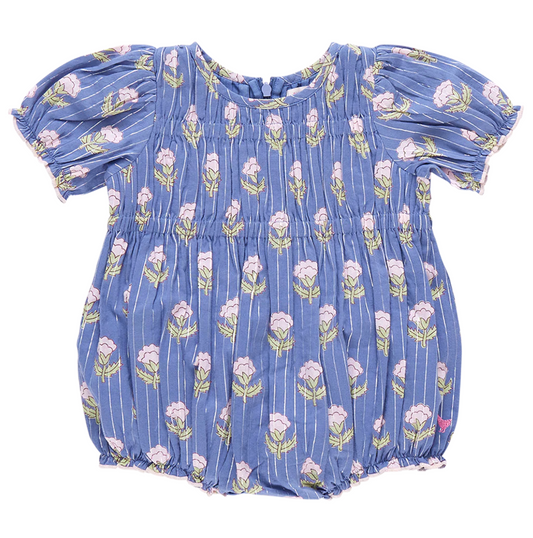 Baby Girls Waverly Bubble - Periwinkle Small Bud