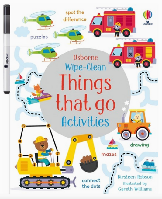 Wipe-Clean Things That Go Activities : Usborne