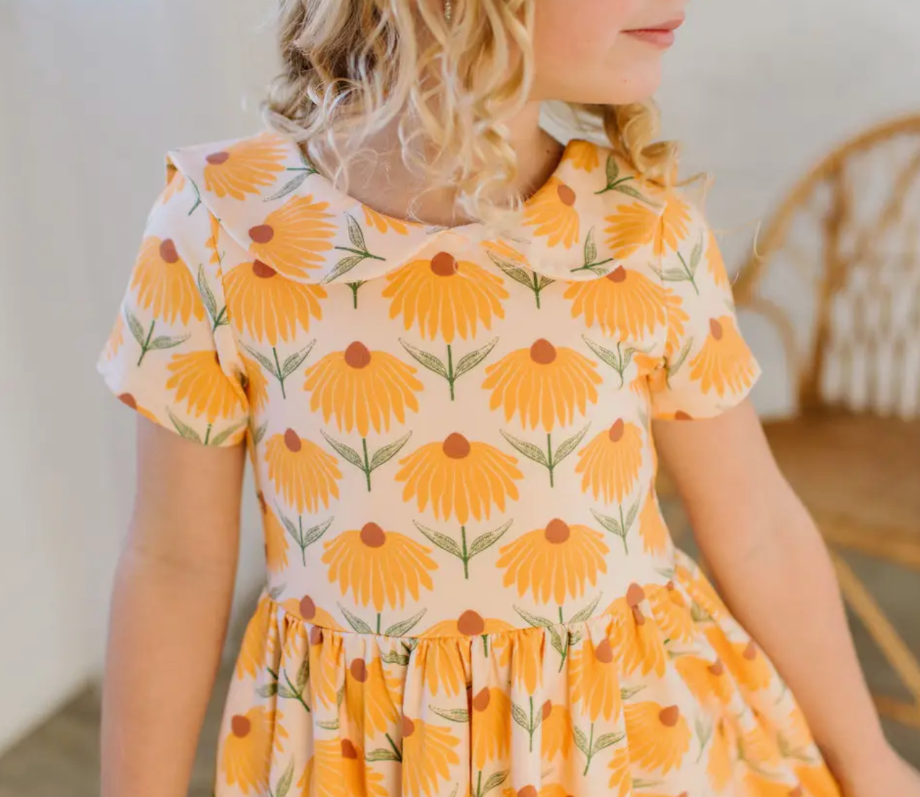 Elizabeth Dress in Sunflower
