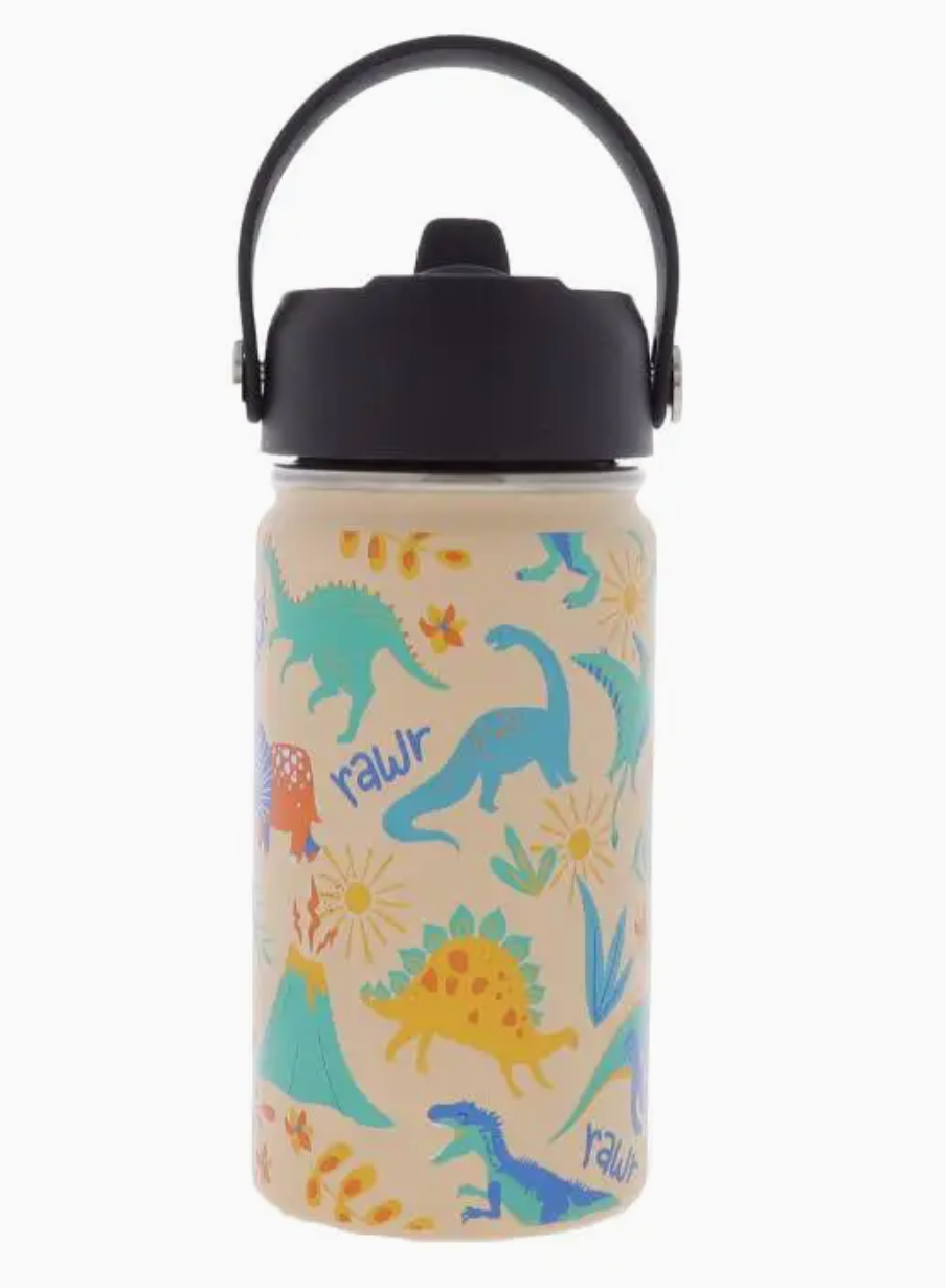 Kids Boys Dino-Mite 12 oz. Bottle with Straw Cap