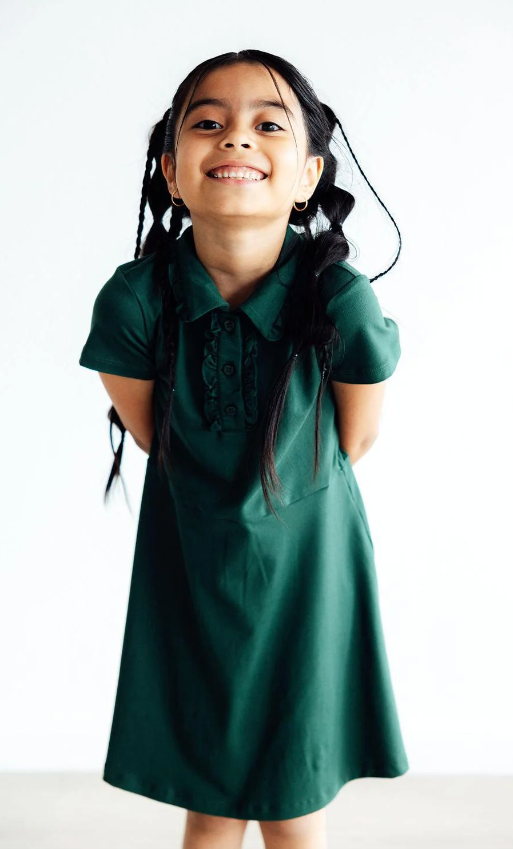 Spruce Short Sleeve Polo Dress