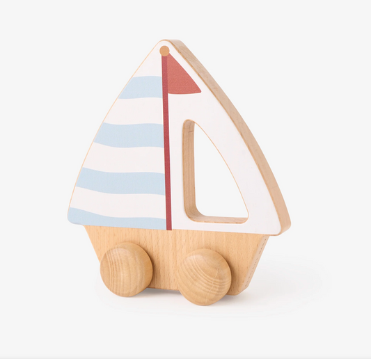 Wooden Toy Sailboat