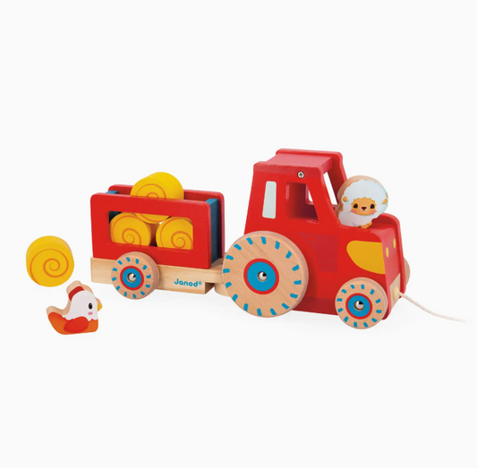 Farm | Pull Along Tractor | Early Learning Toy