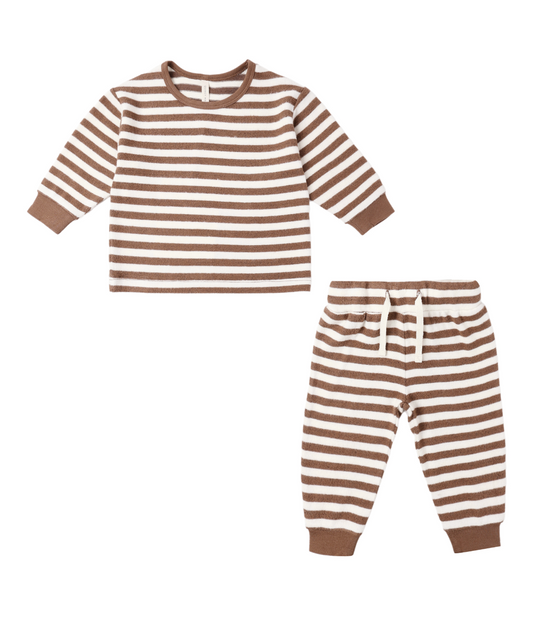 COZY SET || CEDAR STRIPE