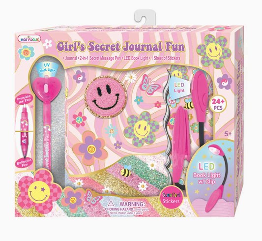 Girl's Secret Journal Fun, Groovy Flower