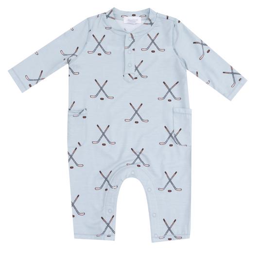 Hockey - Stone Blue - Romper