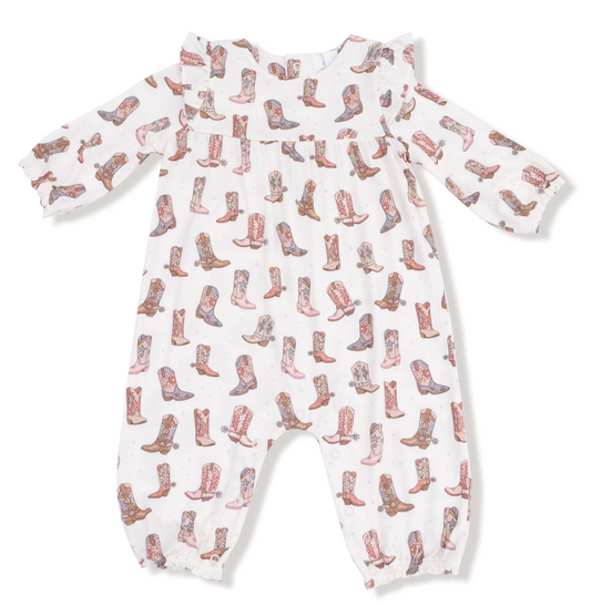 Future Cowgirl - Ruffle Sleeve Romper