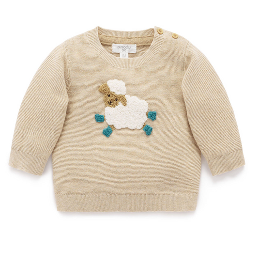 ON THE FARM JUMPER-LAMB