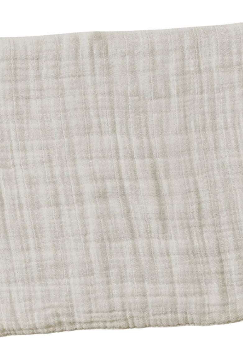 Cream Muslin burp Cloth