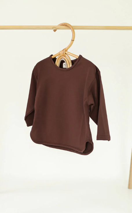 Brown Brennon Long Sleeve Tee