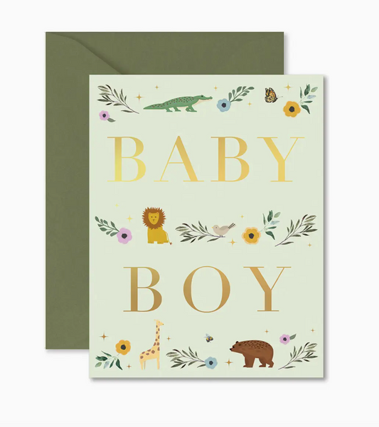 Baby Boy Storybook Card