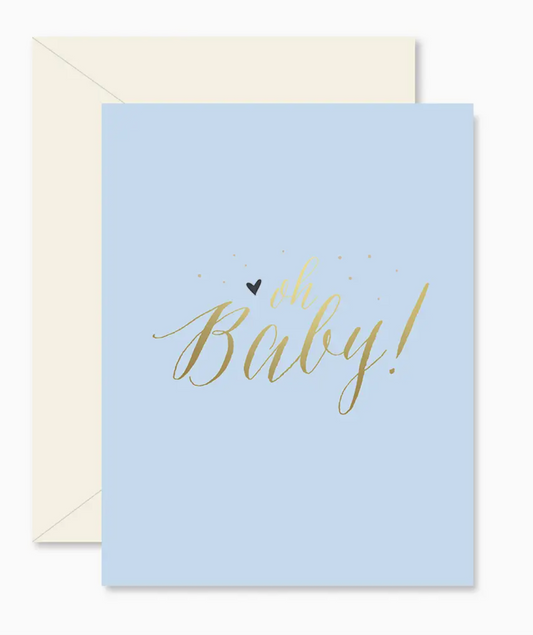 Blue Oh Baby Card
