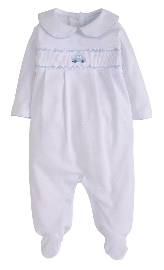 Smocked Footie - Car