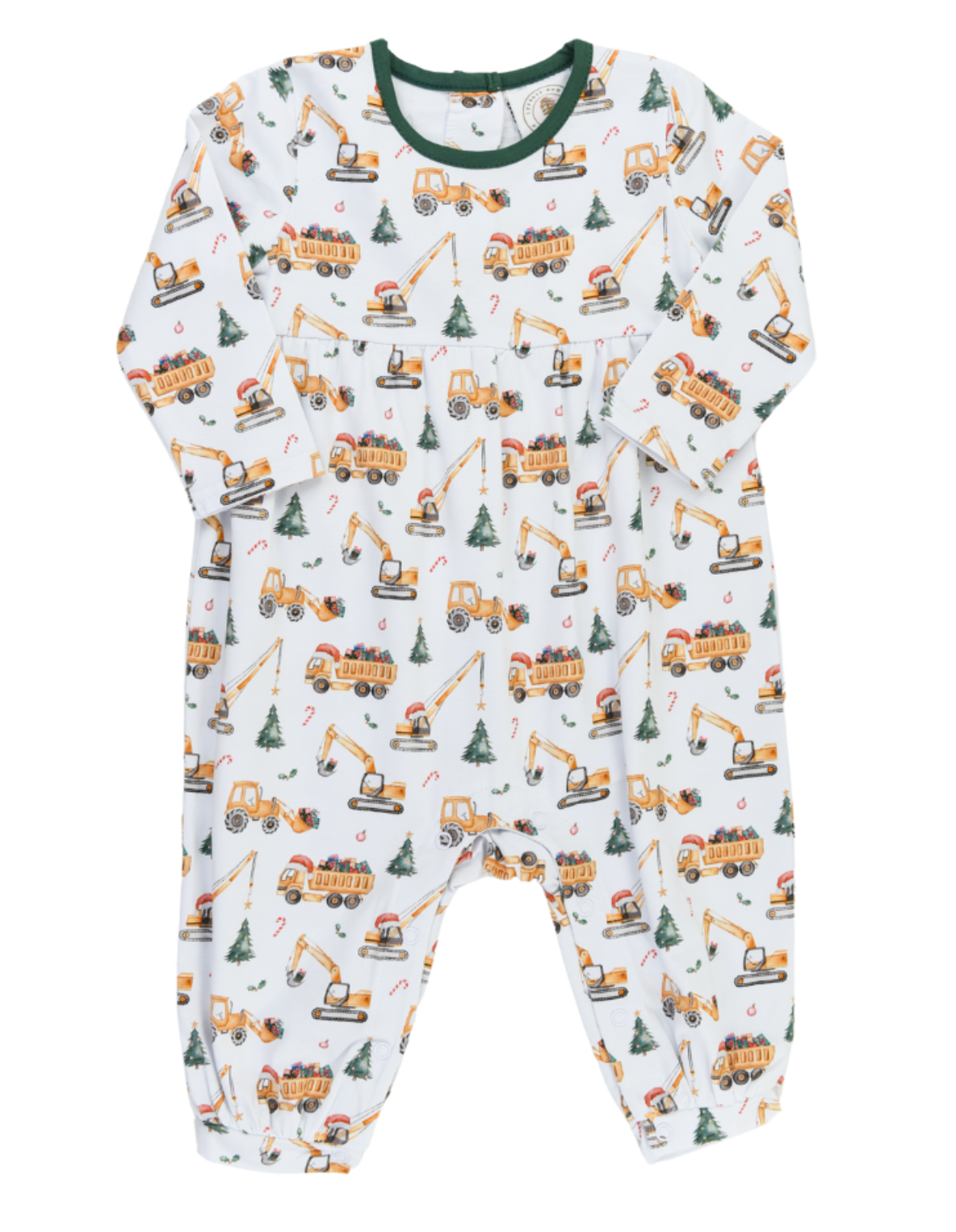Christmas Construction Boys Parker Playsuit