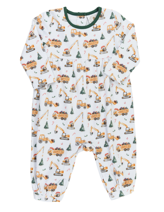 Christmas Construction Boys Parker Playsuit