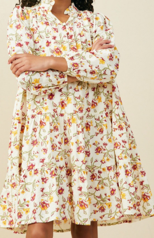 Floral L/S Dress