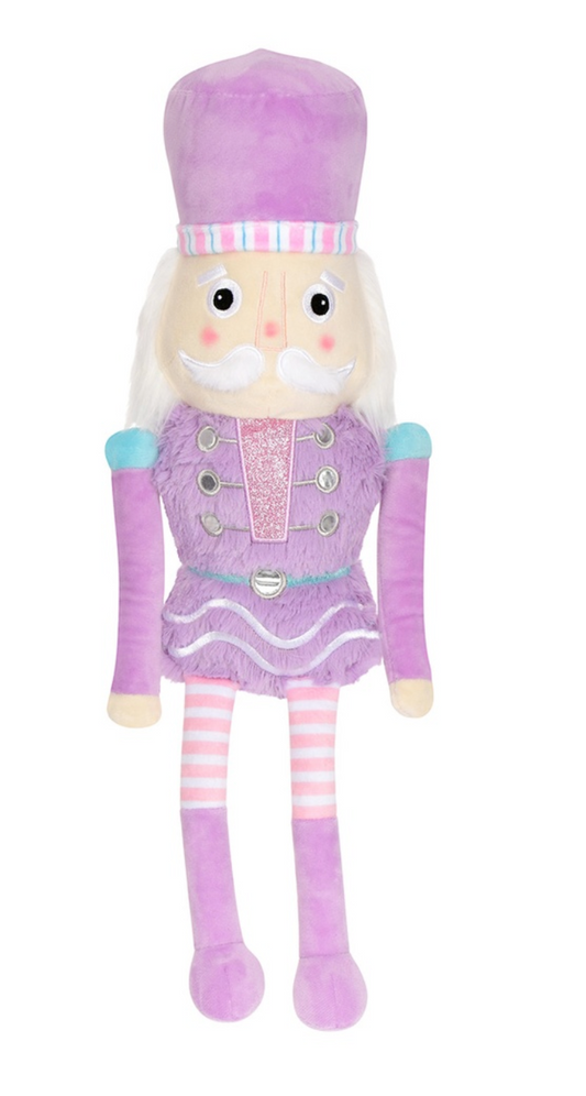 Lavender Plush Nutcracker