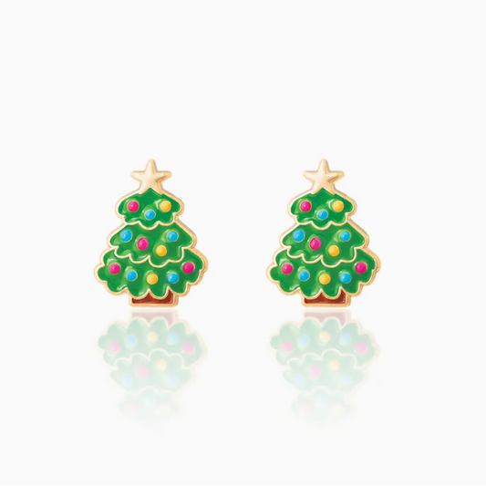 Christmas Tree Stud Earrings