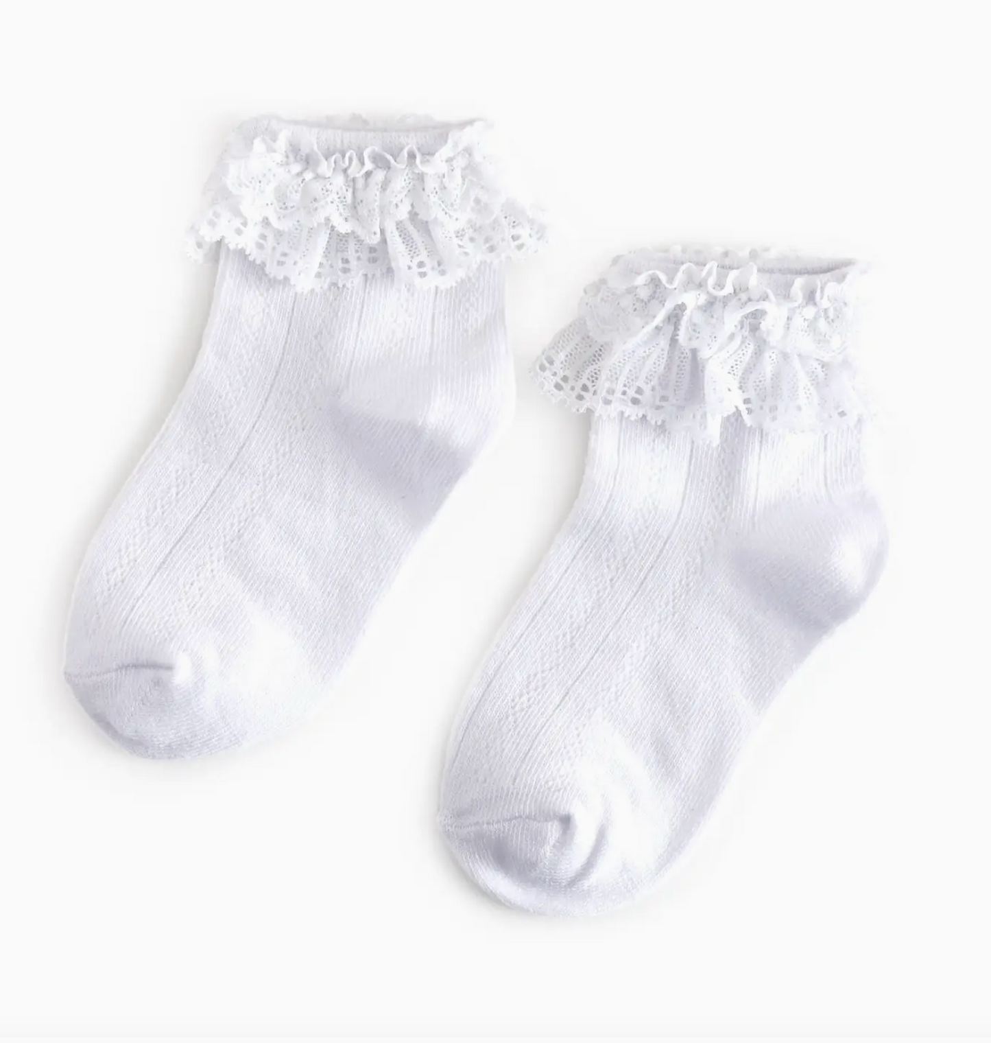 White Lace Bobby Socks